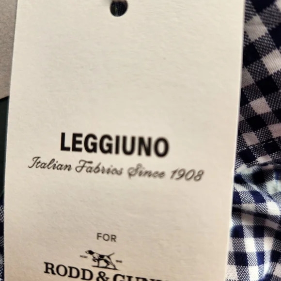 Rodd & Gunn NWT LS Superfine Gunn Check Oxford Shirt. 3X - Picture 6 of 16